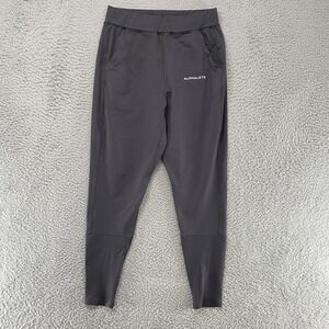 Alphalete Joggers Mens Medium Gray Slim Fit Stretch Gym Workout Lifting Pants